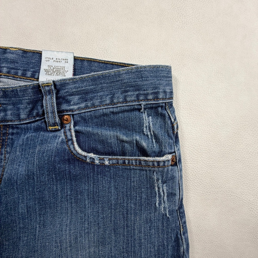 Lucky Brand Easy Rider Jeans Womens 10/30 Straight Leg Button Fly Made in USA - Picture 9 of 11